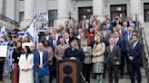 Former Texas Gov. Rick Perry attends pro-Israel rally in Utah