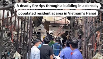 Building fire kills 14 people in Vietnam capital