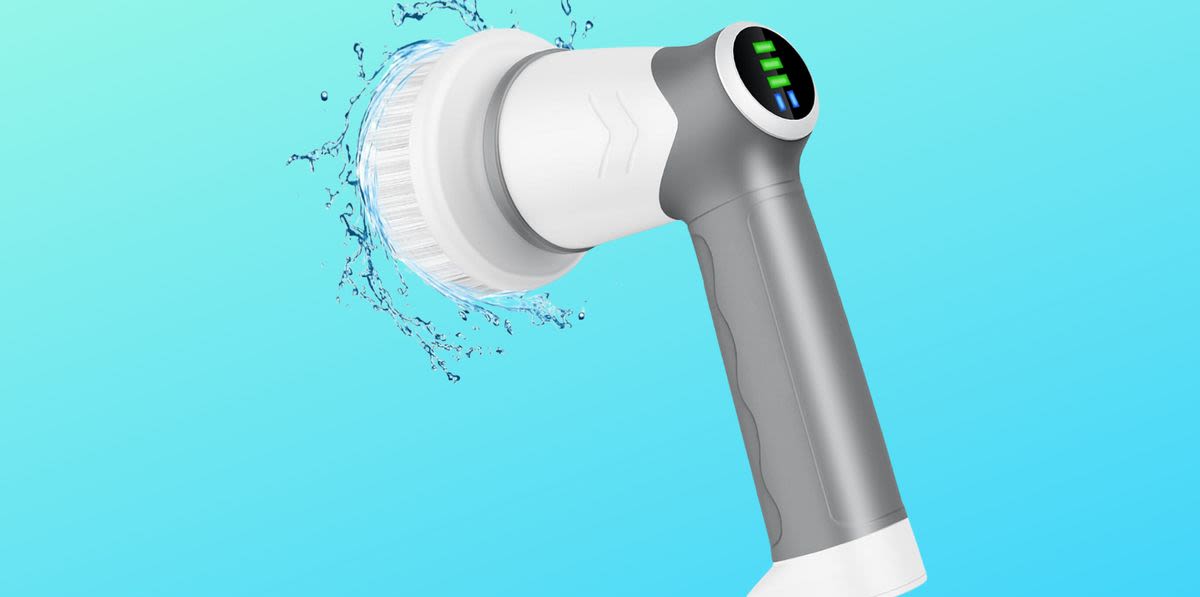 This Handheld Spin Brush Is A 'Game Changer In Cleaning' — And It's 20% Off