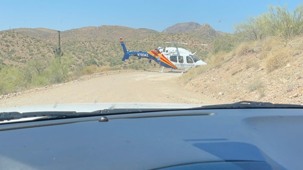 36 hours later, Yavapai County driver rescued after crash down 200-foot embankment