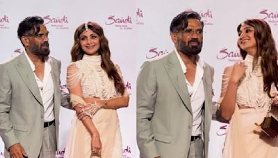 WATCH: Shilpa Shetty and Suniel Shetty reunite at an event; netizens can't keep calm asking for Dhadkan 2