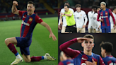 Barcelona player ratings vs. Valencia: Chaos in Catalunya! Robert Lewandowski hat-trick secures win after another nightmare for Ronald Araujo | Goal.com