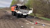 Russians target civilian lorry in Sumy Oblast, killing one civilian