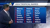 Weather Talk: List of 2024 hurricane names