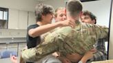 Southridge Highschool plays host to deployed serviceman's return home