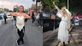 Fans, "novias" y hasta dobles de Madonna se reúnen en el primer concierto de la cantante en la CDMX