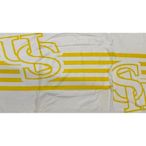 [現貨]日本職棒NPB浴巾 福岡軟銀鷹SoftBank Hawks棒球 白黃 紀念巾 生日交換禮物