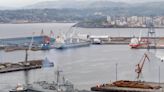 Así fue la llegada de los primeros buques de guerra a Gijón para el Día de las Fuerzas Armadas