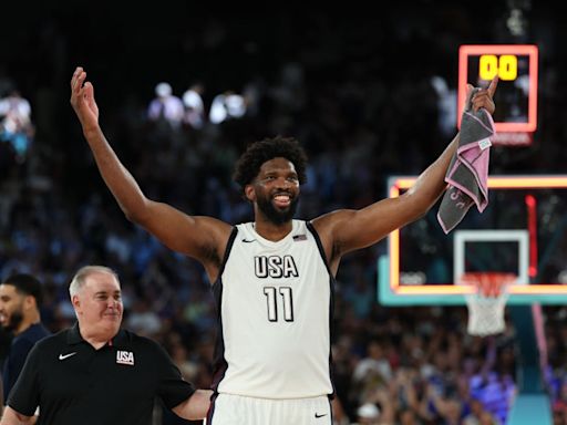 Why is Joel Embiid being booed in France v USA basketball game?