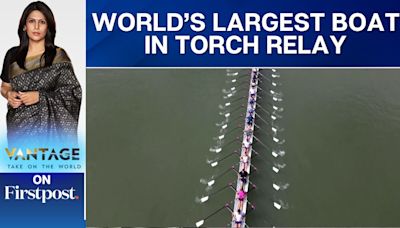 World's Largest Rowing Boat to Carry Olympic Torch