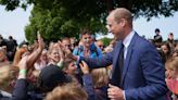 Prince William Charms School Children Who Chant His Name During Surprise Fair Outing