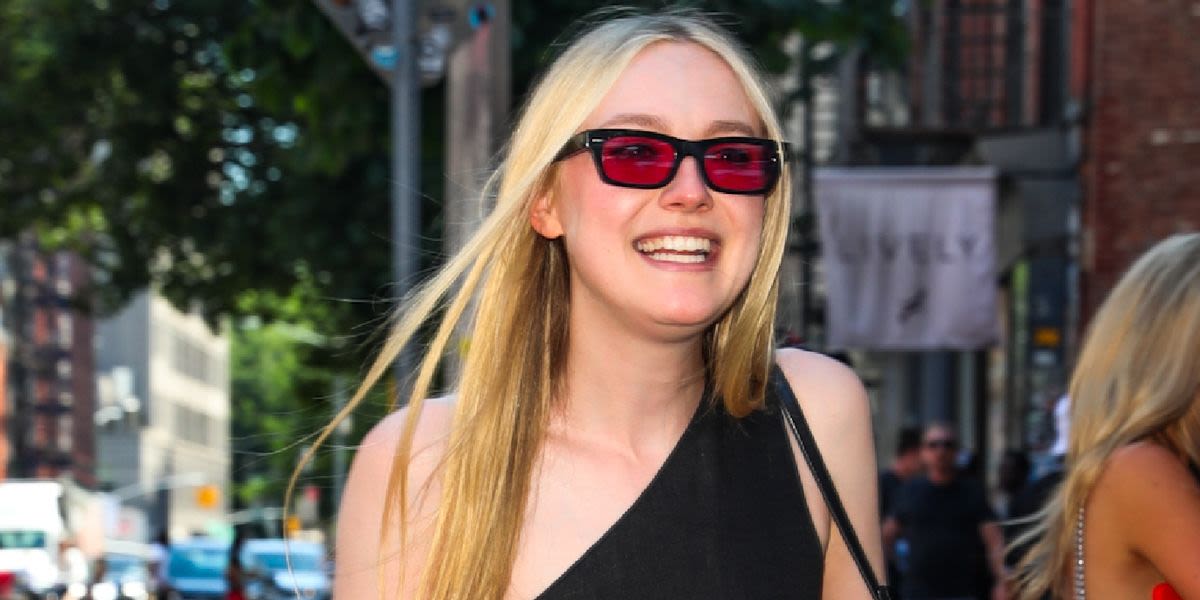Let Dakota Fanning Show You How to Wear Monochrome Black for Summer