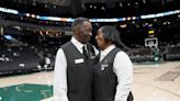 Longtime Bradley Center, Fiserv Forum employees celebrate 30th wedding anniversary working Bucks game