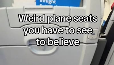 Passenger reveals 'weird plane seat' that lets you sit right by flight crew