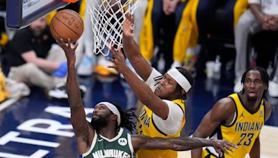 Watch: Milwaukee Bucks’ Patrick Beverley fires basketball at Indiana Pacers fans