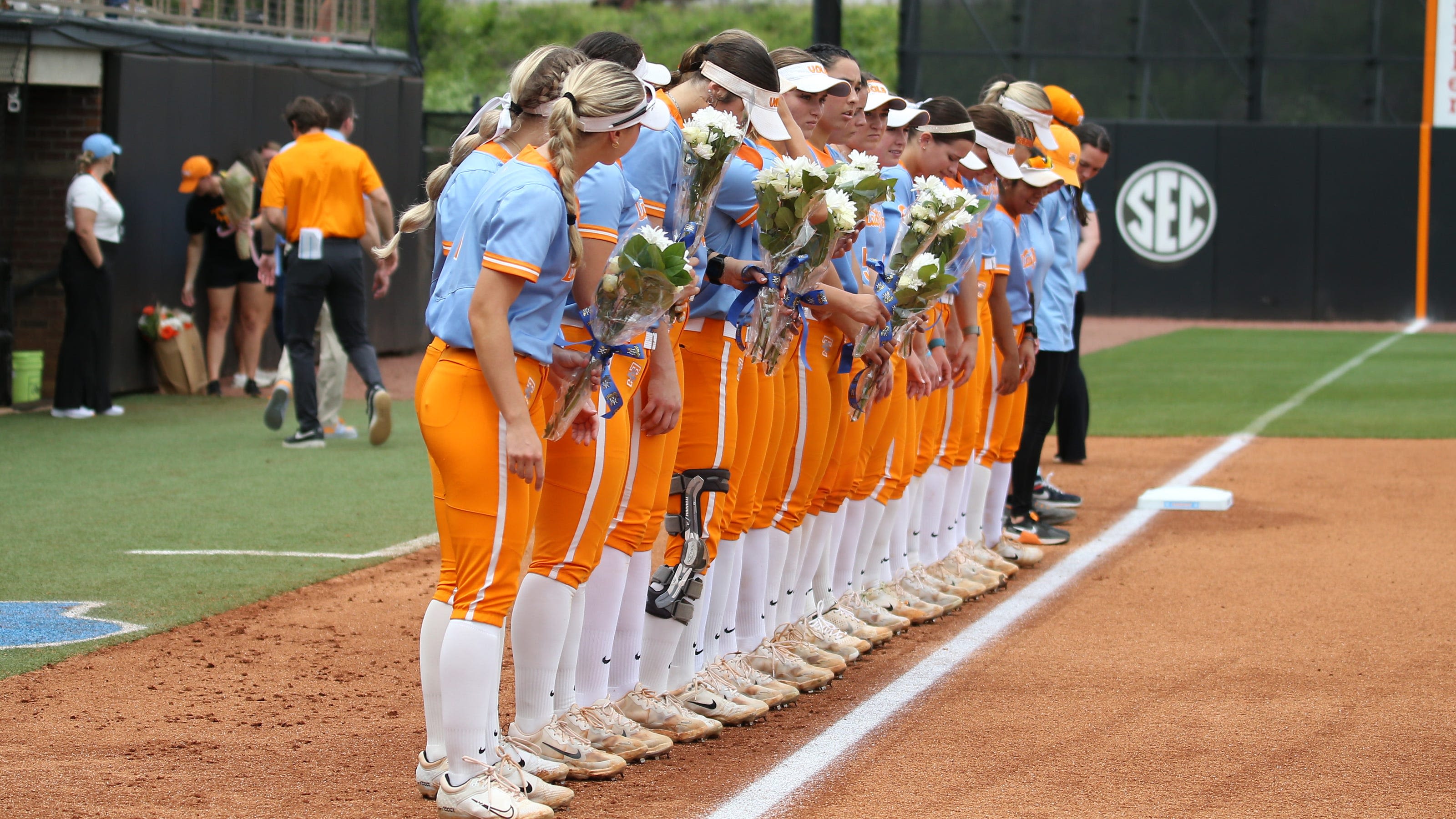 Tennessee softball vs Kentucky on Senior Night at Sherri Parker Lee Stadium in Knoxville