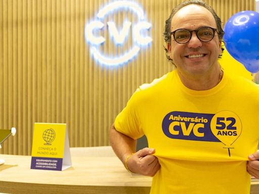 Fabio Godinho visita lojas da CVC no dia do aniversário da marca