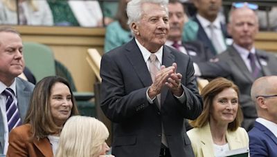 Actor Dustin Hoffman and Super Bowl winner Patrick Mahomes among celebrities at Wimbledon