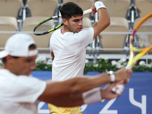 Carlos Alcaraz-Rafa Nadal vs Andrés Molteni-Máximo González: Horario y donde ver el partido de los JJOO de París 2024, en directo