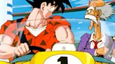 Dragon Ball Reveals Official Goku Artwork as Formula 1 Driver for Real-Life Grand Prix