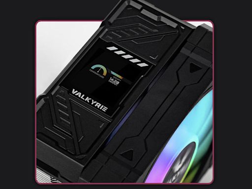 Valkyrie AL125 CPU air cooler delivers IPS screen and RGB lighting frills for under $20