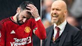 Ten Hag reveals FOUR injuries as Bruno Fernandes leads Man Utd fitness concerns