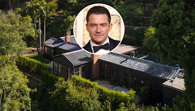 Orlando Bloom’s All-Black L.A. House in Photos