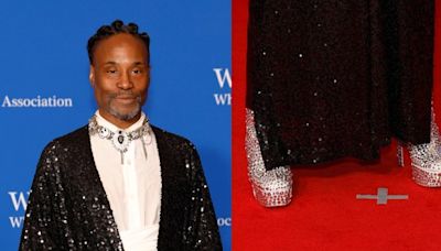 Billy Porter Dazzles in Crystal-Embellished Louboutin Platform Boots at 2024 White House Correspondents Dinner