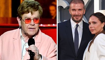 Elton John's cheeky nickname for the Beckhams stems from private yacht antics