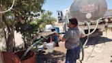 Por la sequía severa en Sinaloa, suministran agua a través de pipas