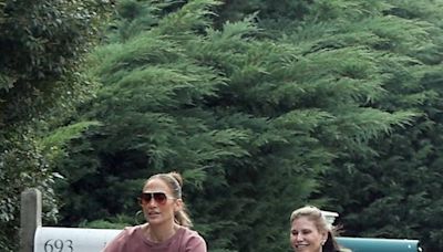 Jennifer Lopez bikes in Hamptons amid Jennifer Garner 'ally' claims