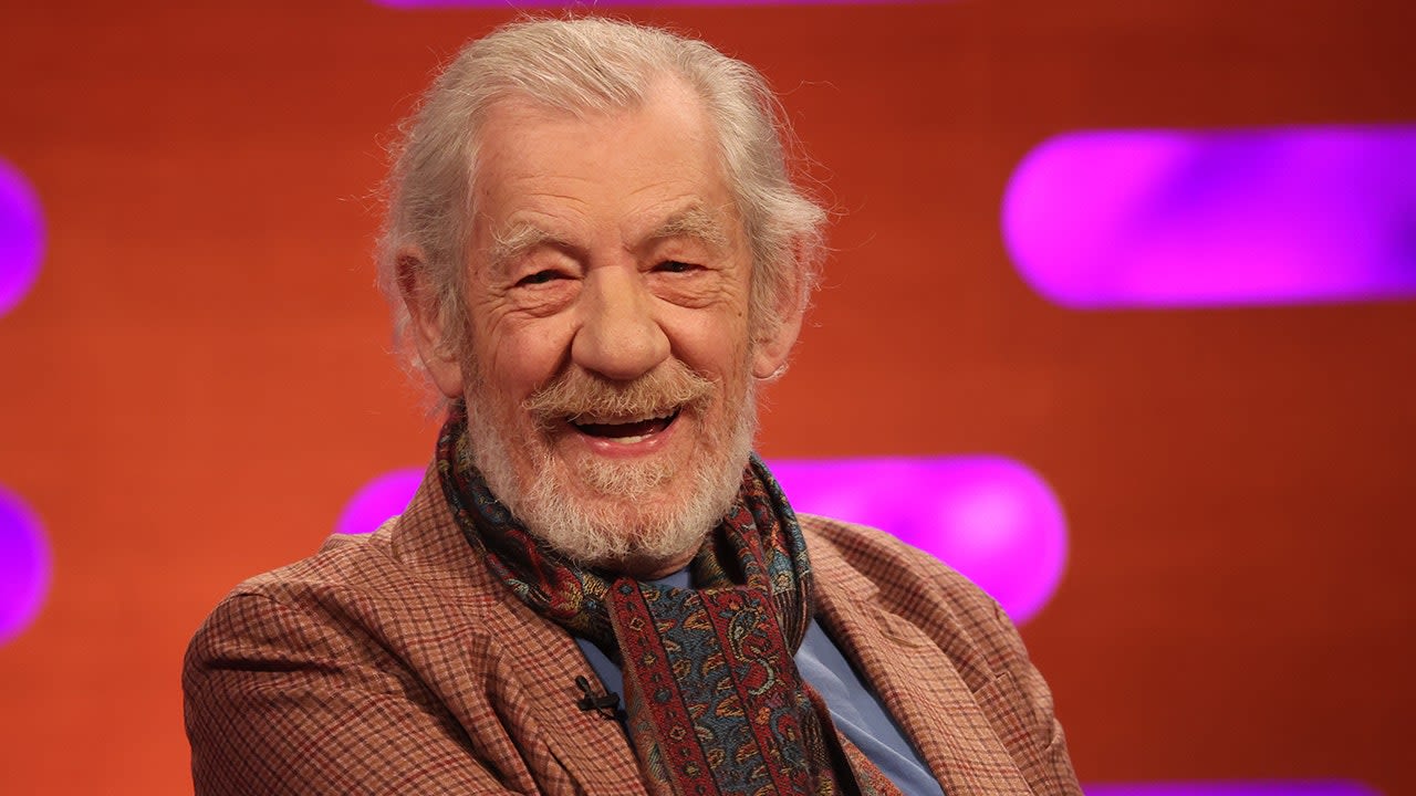 Ian McKellen hospitalized in London after falling off stage