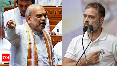 'Why this arrogance?': Amit Shah attacks Rahul Gandhi over conduct in Parliament | India News - Times of India