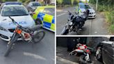 Wanted person arrested after off-road bike rider led police on chase