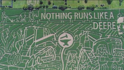 ‘World’s Largest’ corn maze opens in Spring Grove, honors John Deere