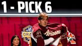 Arizona Coyotes select defenseman Dmitriy Simashev at No. 6 in the NHL Draft