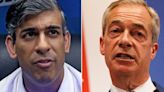 Rishi Sunak warns voters backing Nigel Farage will give Labour victoryRishi Suna