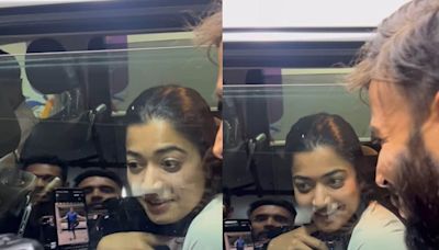 Rashmika Mandanna Flashes Her Beautiful Smile, Compliments Paparazzo On His Dance Moves | Watch Video - News18