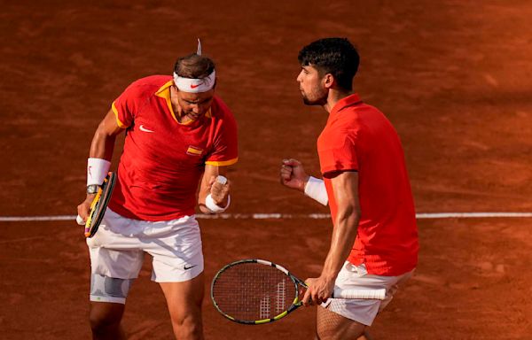 Rafael Nadal and Carlos Alcaraz win to reach the Paris Olympics doubles quarterfinals