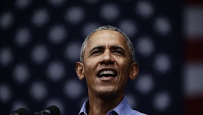 Barack Obama reacts after Tim Walz named VP