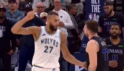 Luka Doncic's Heated Exchange With Rudy Gobert Goes Viral