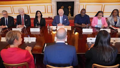 King, PM and Idris Elba host event for young people to discuss issues they face