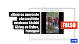 Video de un evento contra el cáncer en Portugal circula como una marcha a favor de Xóchitl Gálvez