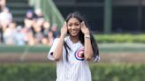 Watch former LSU star Angel Reese throw first pitch at Chicago Cubs game