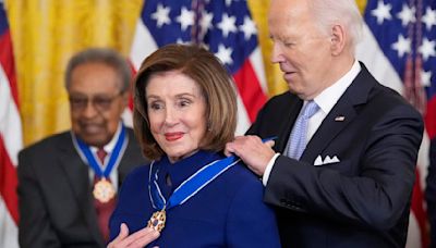 Pelosi receives Presidential Medal of Freedom
