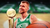 Celtics' Kristaps Porzingis dishes on playoff injury woes after NBA Finals win