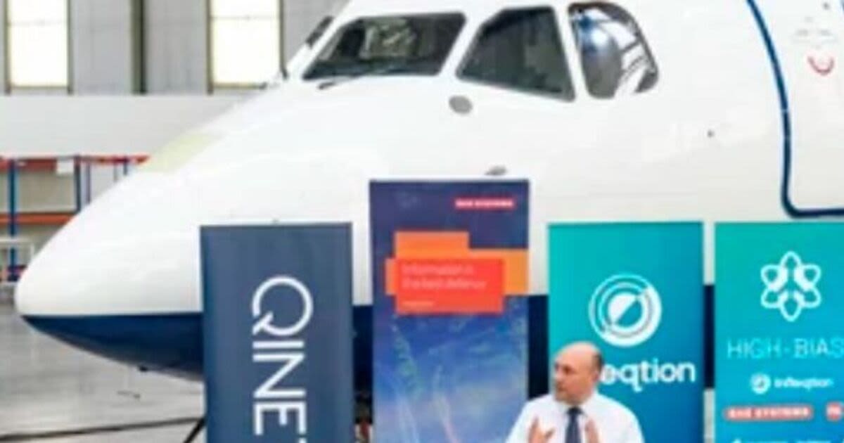 Incredible 'unjammable' British plane that showcases UK as quantum world leader