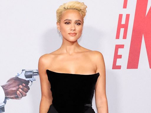 Nathalie Emmanuel oozes glamour in black dress at The Killer premiere