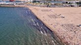 VÍDEO - La impactante imagen de la nueva mancha de suciedad en la playa del Cabanyal desde el aire