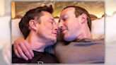 Fact Check: Photo Purportedly Shows Elon Musk and Mark Zuckerberg Rubbing Noses and Cuddling. Here's the Truth